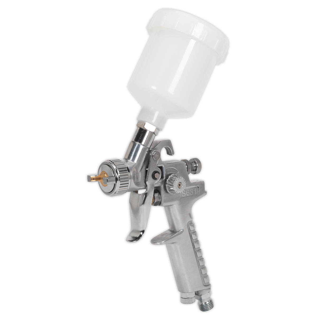 Sealey S631 Siegen General-Purpose Gravity Feed Touch-Up Spray Gun 1mm Set-Up