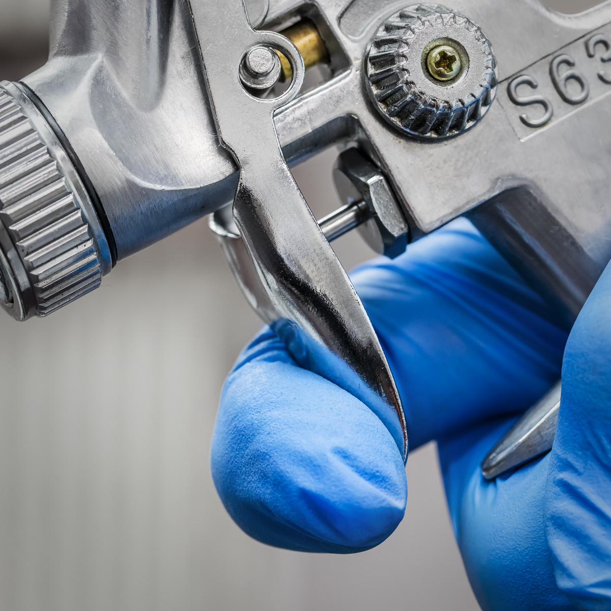 Sealey S631 Siegen General-Purpose Gravity Feed Touch-Up Spray Gun 1mm Set-Up - additional view 10