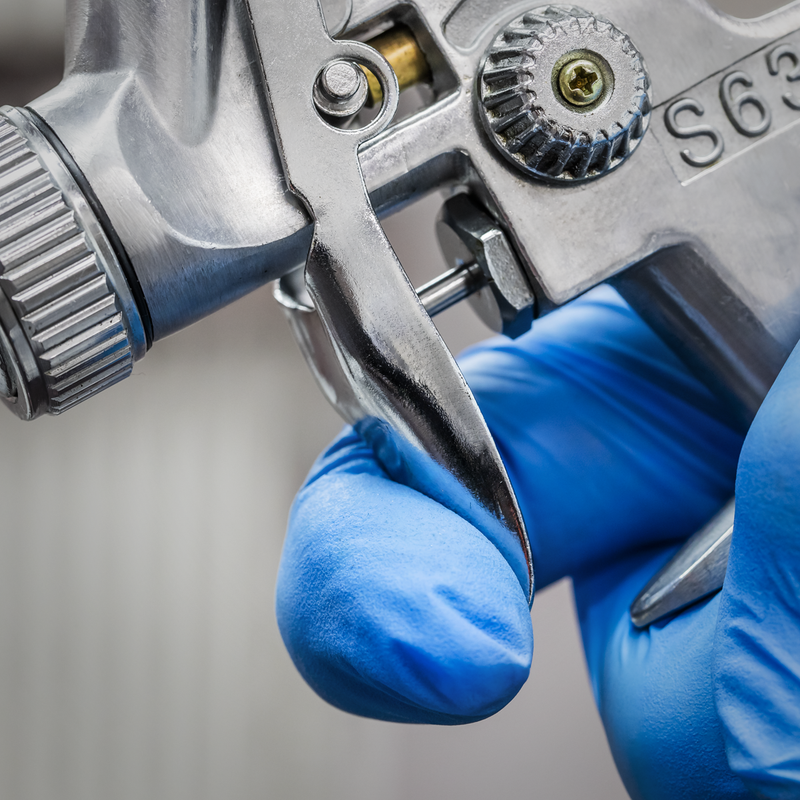Sealey S631 Siegen General-Purpose Gravity Feed Touch-Up Spray Gun 1mm Set-Up - additional view 10