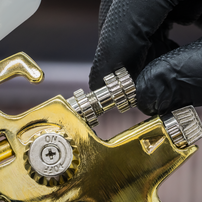 Sealey S701G Gold Series Gravity Feed Spray Gun 1.4mm Set-Up - additional view 6