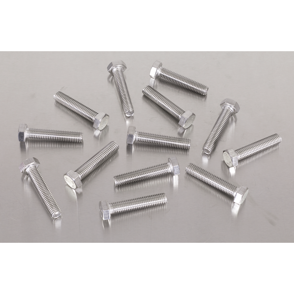 Sealey S840S Stainless Steel Set Screw M8 x 1.25 Pitch, DIN 933 - Pack of 50 - additional view 2