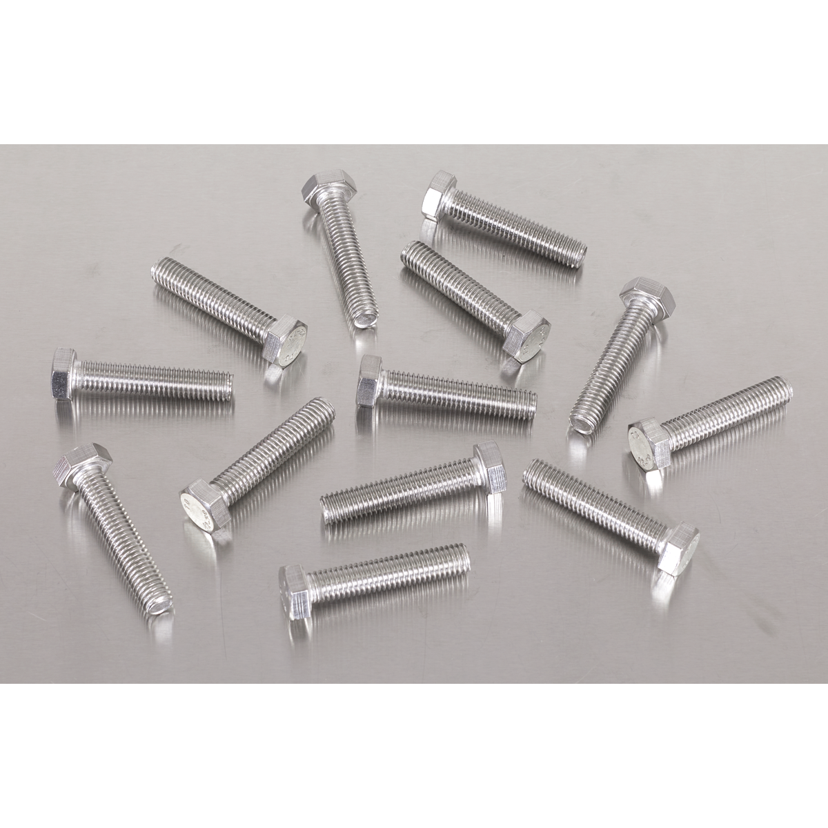 Sealey S840S Stainless Steel Set Screw M8 x 1.25 Pitch, DIN 933 - Pack of 50 - additional view 2