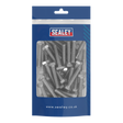 Sealey S840S Stainless Steel Set Screw M8 x 1.25 Pitch, DIN 933 - Pack of 50