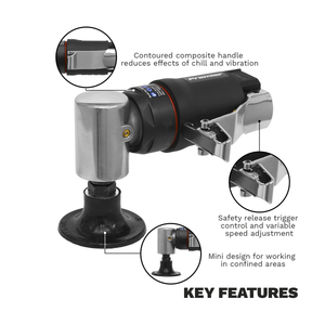 Sealey SA1003 Premier Mini Air Sander 50mm - additional view 5