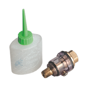 Sealey SA111 Mini In-Line Air Tool Oiler with Filler 1/4"BSP