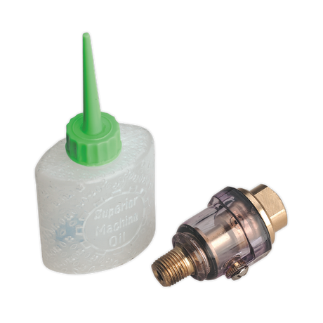 Sealey SA111 Mini In-Line Air Tool Oiler with Filler 1/4"BSP