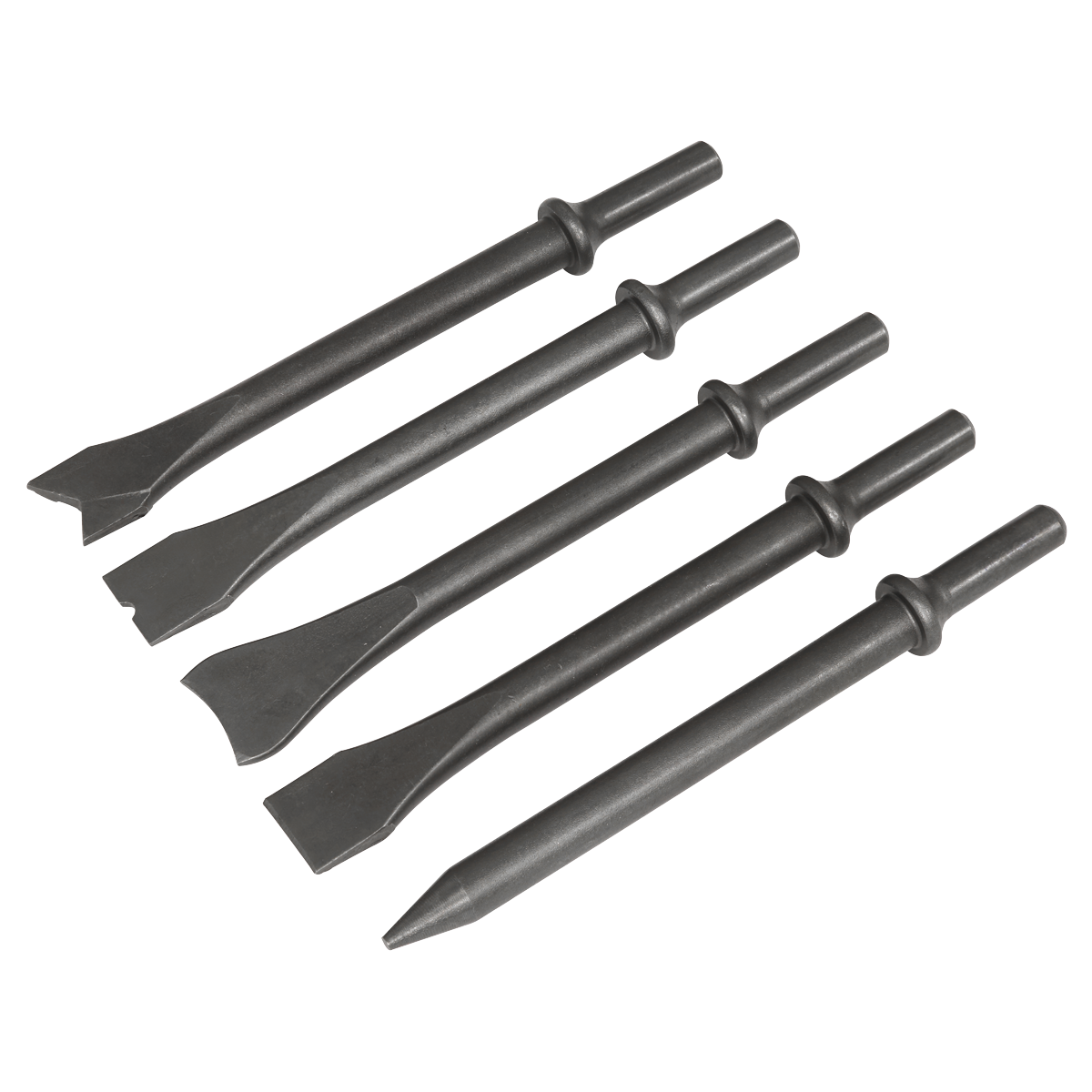 Sealey SA11C Air Hammer Chisel Set 170mm 5pc