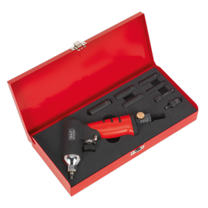 Sealey SA141 Premier Air Impact Wrench Diesel Glow Plug Kit 1/4"Sq Drive
