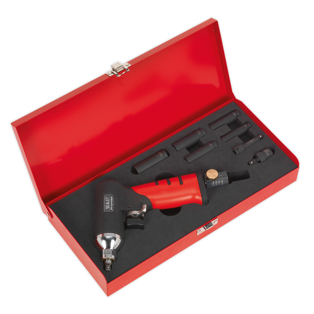 Sealey SA141 Premier Air Impact Wrench Diesel Glow Plug Kit 1/4"Sq Drive