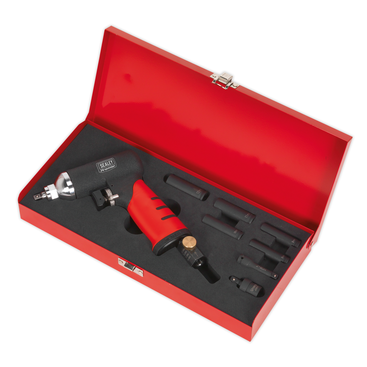 Sealey SA141 Premier Air Impact Wrench Diesel Glow Plug Kit 1/4"Sq Drive - additional view 4