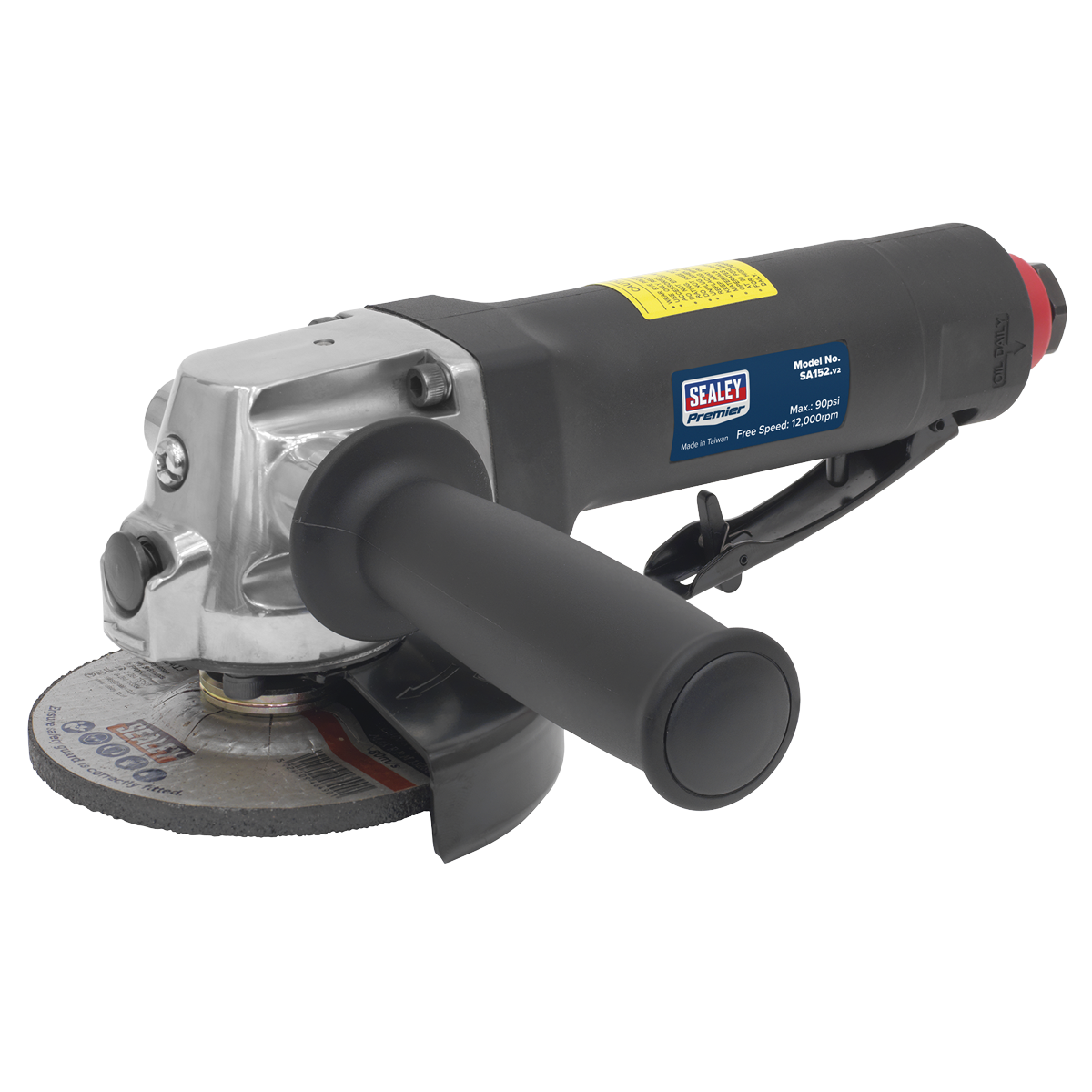 Sealey SA152 Premier Composite Air Angle Grinder 100mm