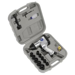 Sealey SA2/TS Air Impact Wrench Kit with Sockets 1/2"Sq Drive