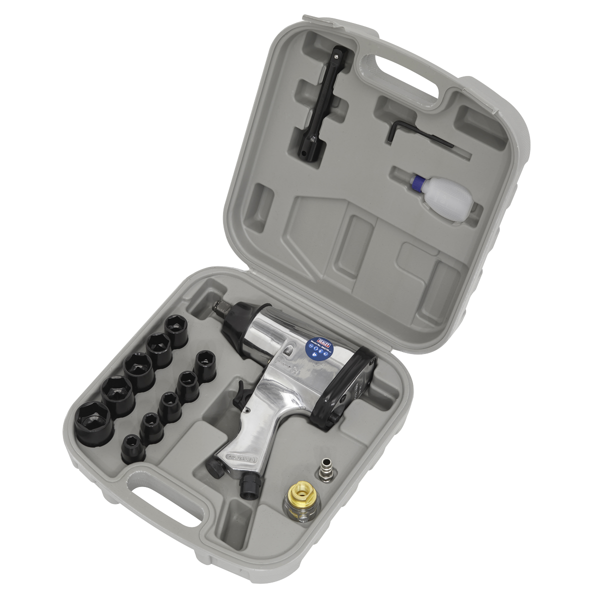 Sealey SA2/TS Air Impact Wrench Kit with Sockets 1/2"Sq Drive - additional view 6