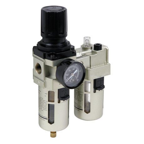 Sealey SA206 Air Filter/Regulator/Lubricator Max. Airflow 105cfm