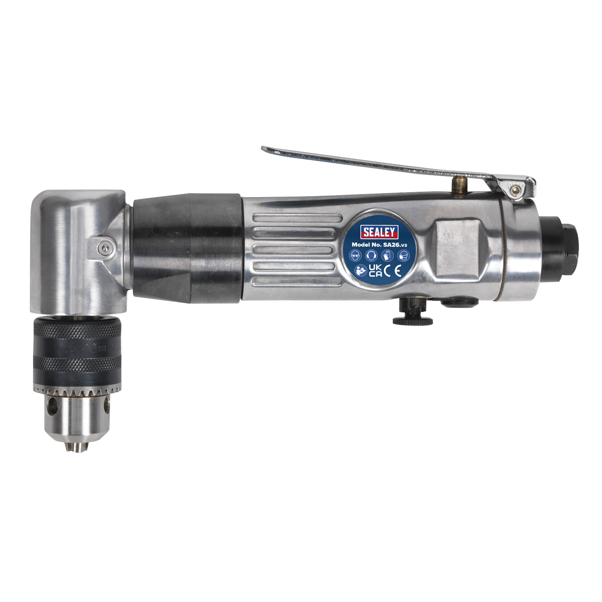 Sealey SA26 Reversible Air Angle Drill 10mm - additional view 3