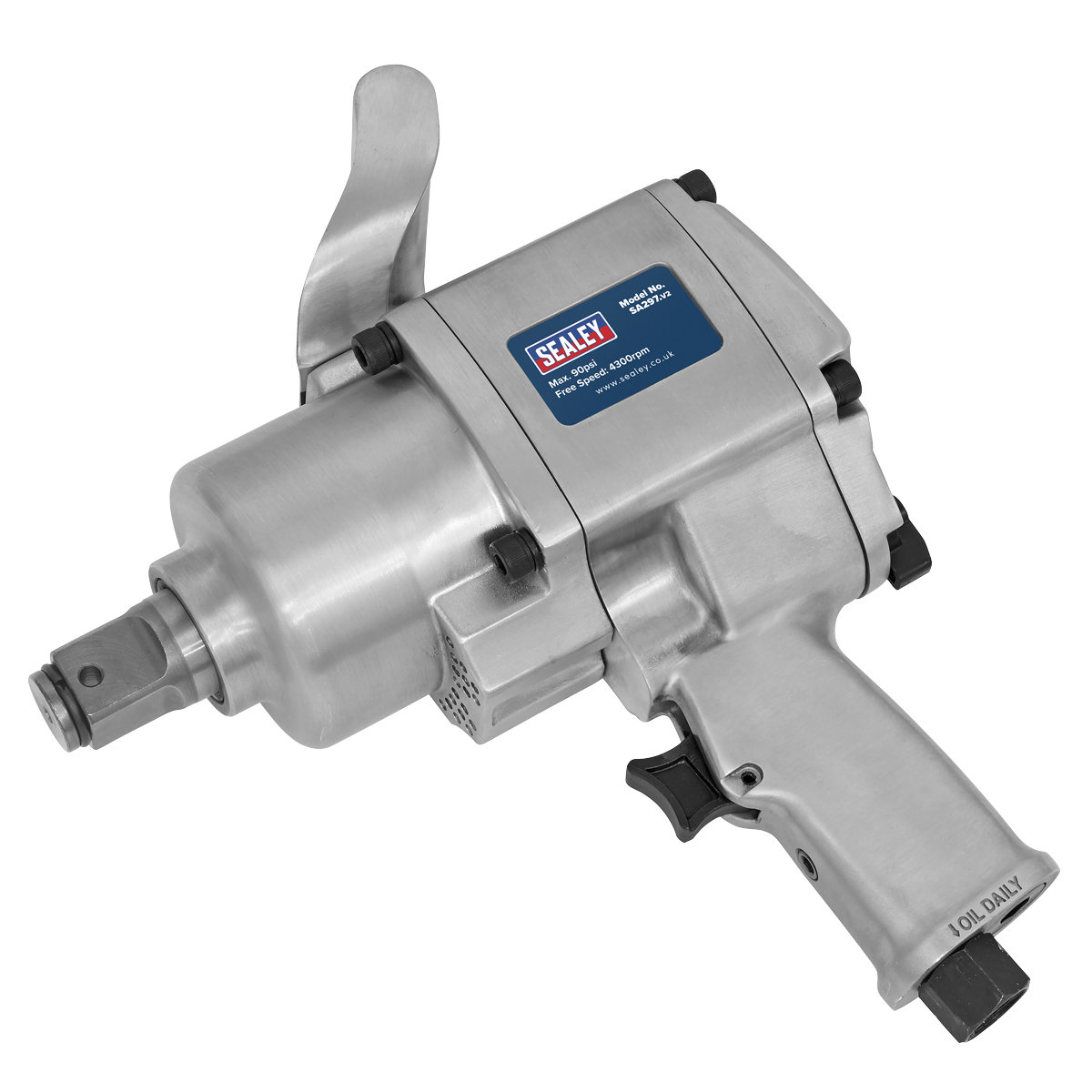 Sealey SA297 Twin Hammer Air Impact Wrench 1"Sq Drive - additional view 3