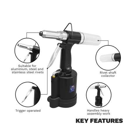 Sealey SA312 Air/Hydraulic Riveter - additional view 2