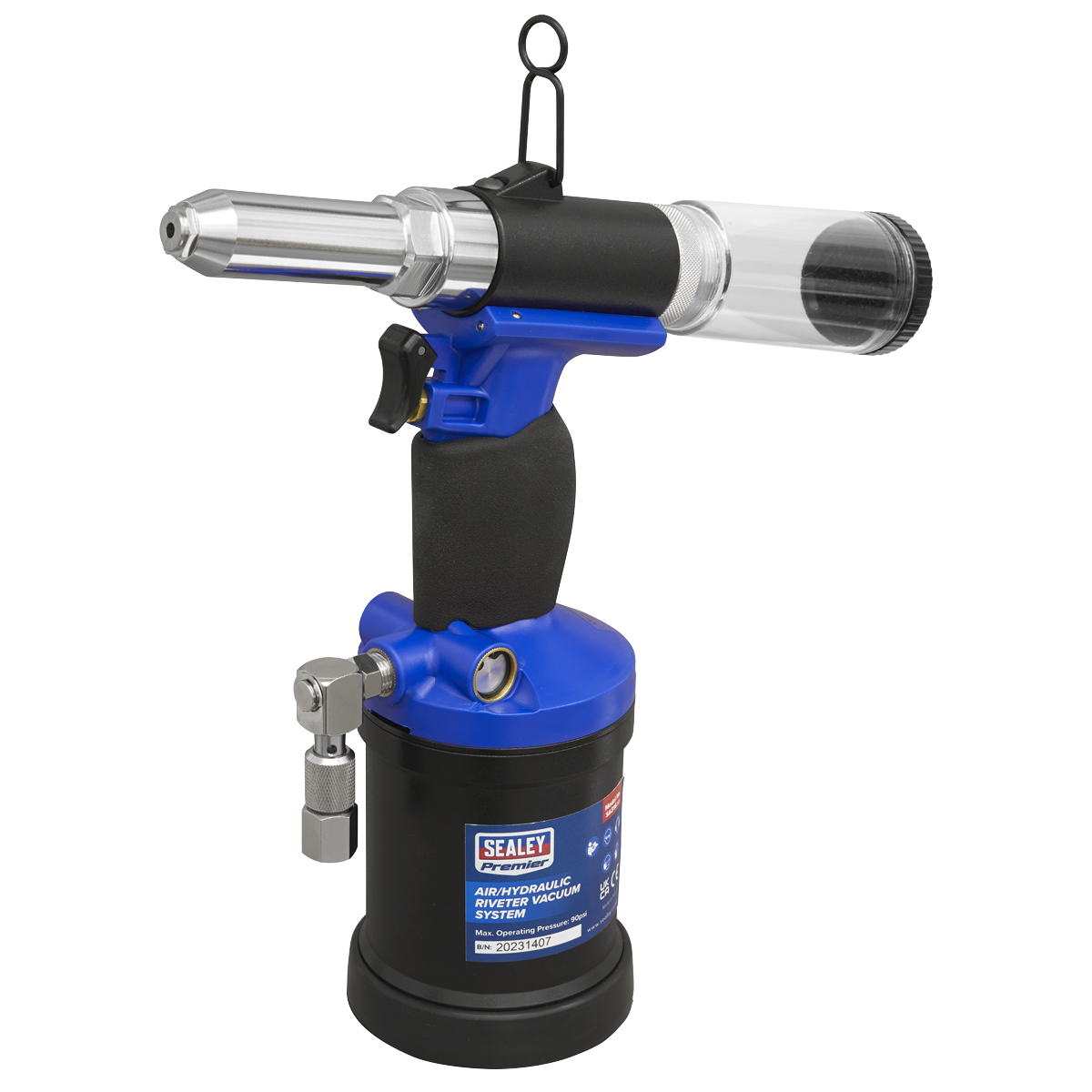 Sealey SA316 Air/Hydraulic Riveter Vacuum System