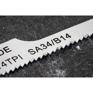Sealey SA34/B14 94.5mm HSS Air Saw Blade 14tpi - Pack of 5 - additional view 2