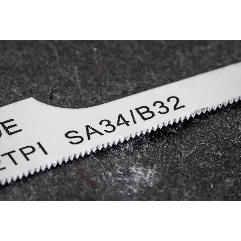Sealey SA34/B3215 94.5mm HSS Air Saw Blade 32tpi - Pack of 15 - additional view 3