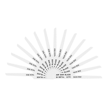 Sealey SA34/B3215 94.5mm HSS Air Saw Blade 32tpi - Pack of 15