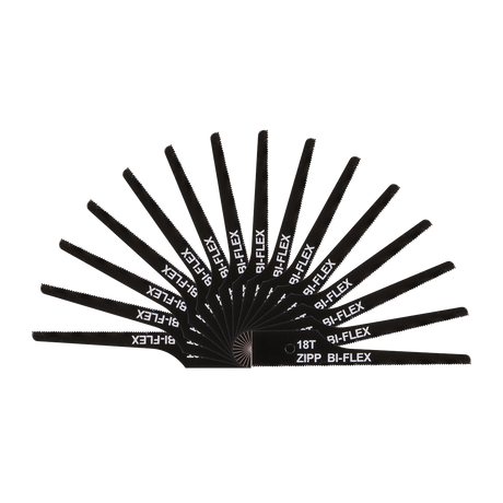 Sealey SA345/B1815 74mm HSS Air Saw Blade 18tpi - Pack of 15