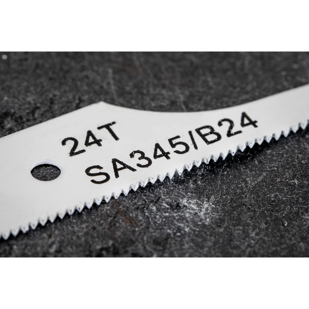 Sealey SA345/B24 74mm HSS Air Saw Blade 24tpi - Pack of 5 - additional view 2