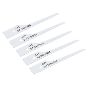 Sealey SA345/B24 74mm HSS Air Saw Blade 24tpi - Pack of 5