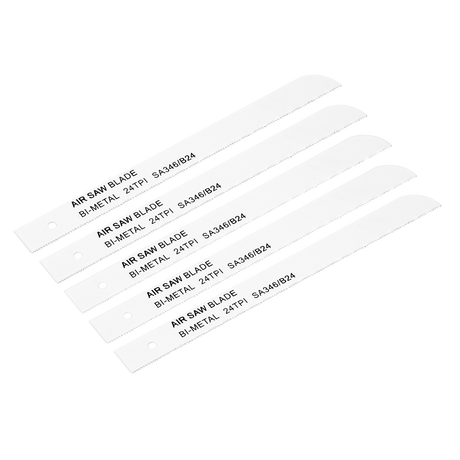 Sealey SA346/B24 141mm HSS Air Saw Blade 24tpi - Pack of 5