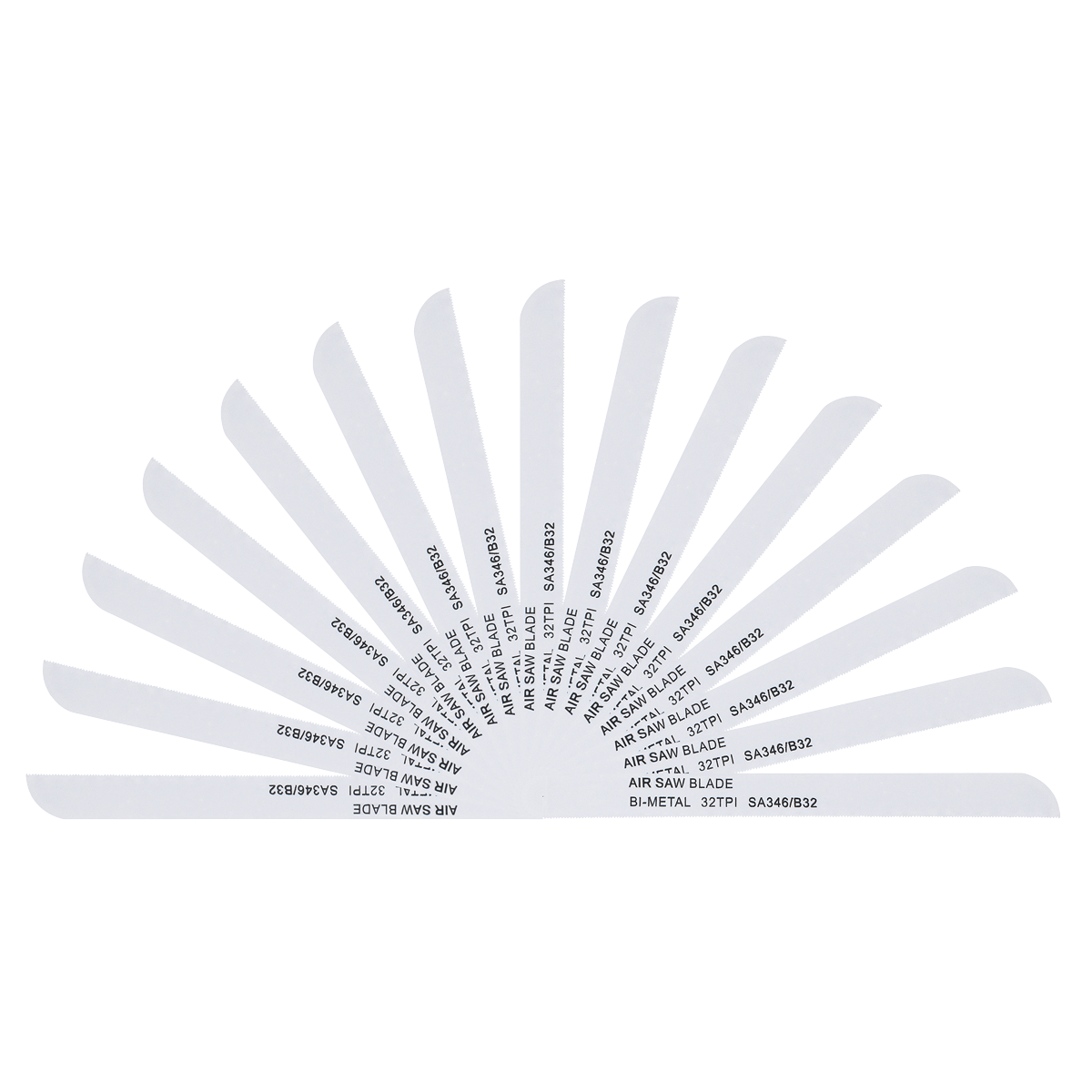 Sealey SA346/B3215 141mm HSS Air Saw Blade 32tpi - Pack of 15