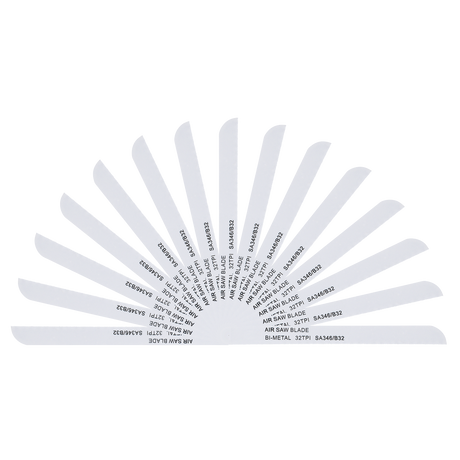 Sealey SA346/B3215 141mm HSS Air Saw Blade 32tpi - Pack of 15