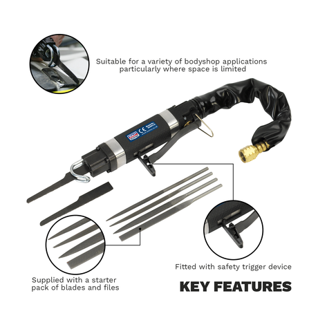Sealey SA347 Premier Mini Reciprocating Air Saw/Needle File - additional view 2