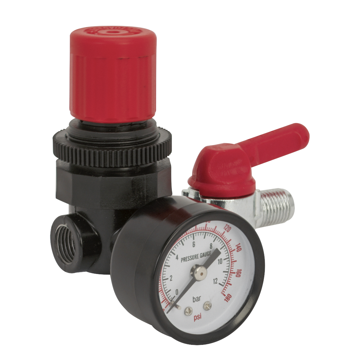 Sealey SA5/RG/14 Air Regulator 1/4"BSP Female to 1/4"BSP Male