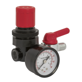 Sealey SA5/RG/14 Air Regulator 1/4"BSP Female to 1/4"BSP Male