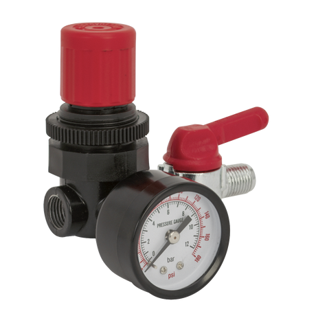 Sealey SA5/RG/14 Air Regulator 1/4"BSP Female to 1/4"BSP Male