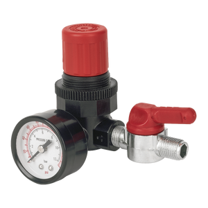 Sealey SA5/RG/14 Air Regulator 1/4"BSP Female to 1/4"BSP Male - additional view 2
