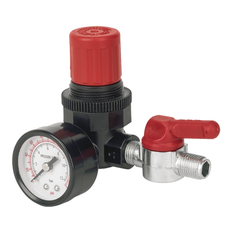Sealey SA5/RG/14 Air Regulator 1/4"BSP Female to 1/4"BSP Male - additional view 2