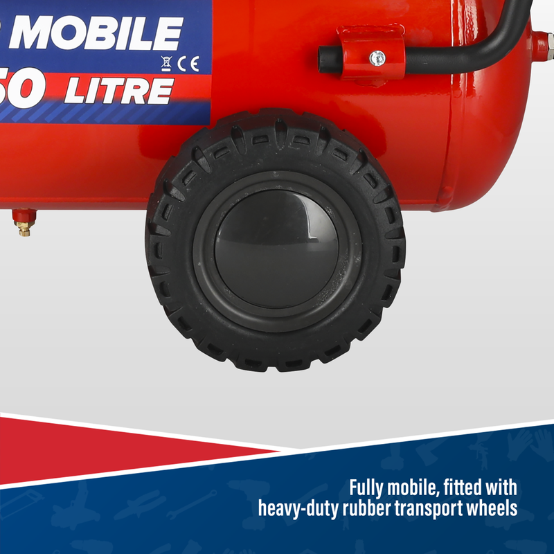 Sealey SA5055 50L Belt Drive Air Compressor with Petrol Engine 5.5hp - additional view 10