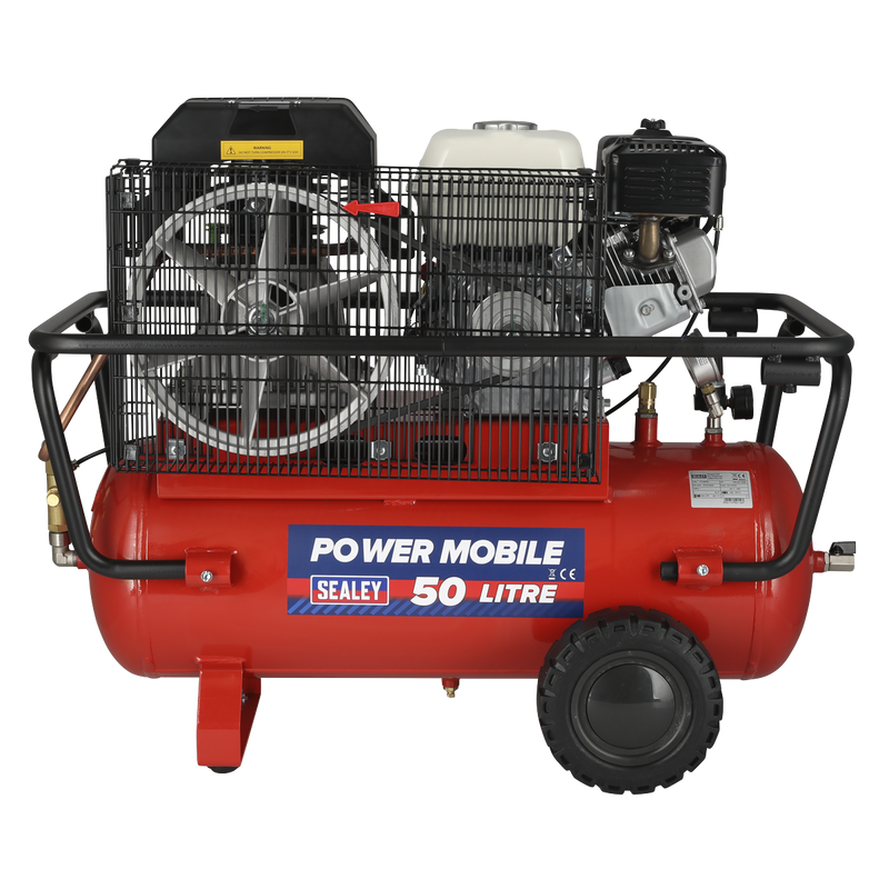 Sealey SA5055 50L Belt Drive Air Compressor with Petrol Engine 5.5hp - additional view 6
