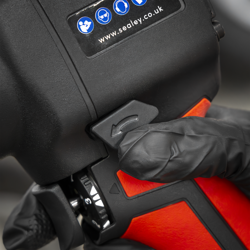 Sealey SA6002S Premier Twin Hammer Stubby Air Impact Wrench 1/2"Sq Drive - additional view 6