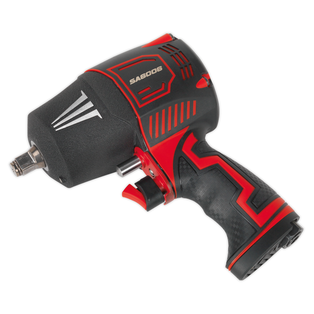 Sealey SA6006 Premier Twin Hammer Composite Air Impact Wrench 1/2"Sq Drive