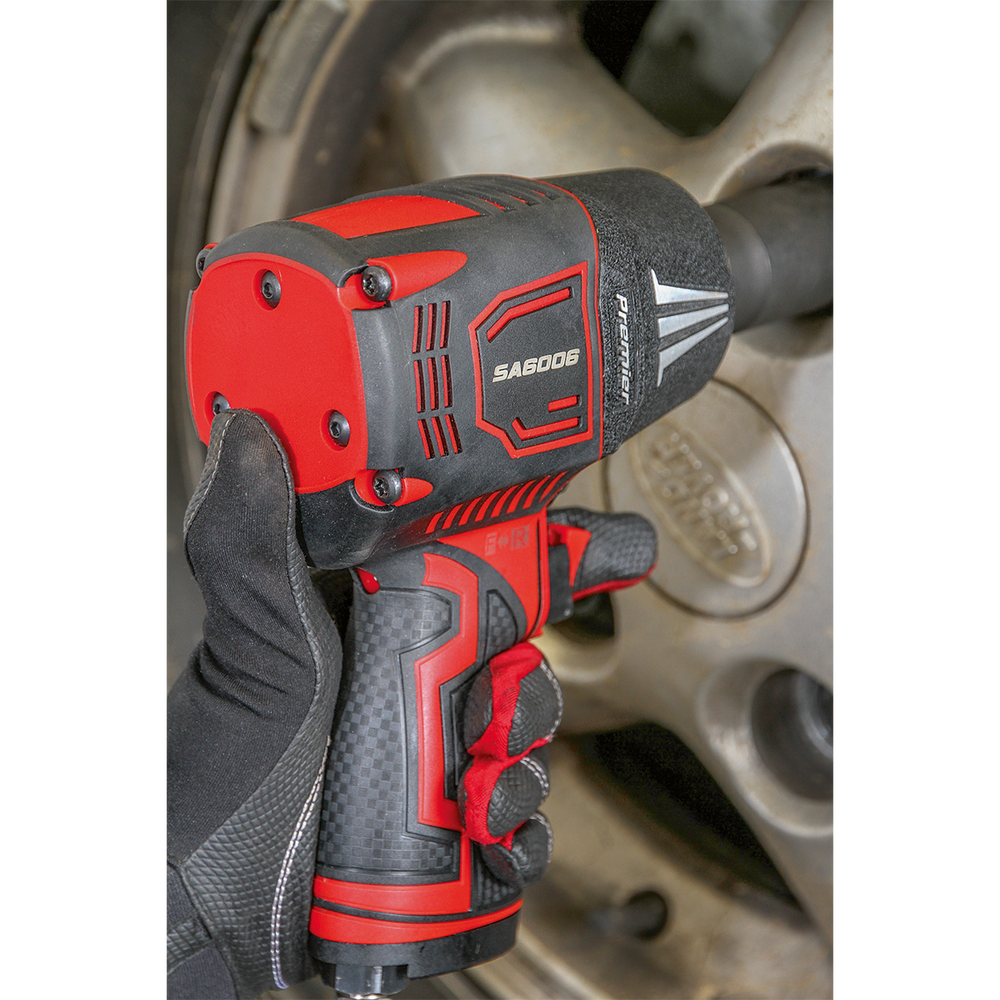 Sealey SA6006 Premier Twin Hammer Composite Air Impact Wrench 1/2"Sq Drive - additional view 4