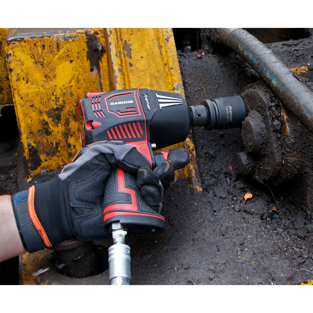 Sealey SA6006 Premier Twin Hammer Composite Air Impact Wrench 1/2"Sq Drive - additional view 2