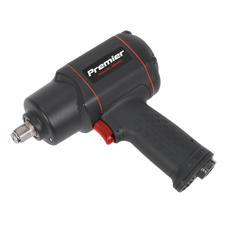 Sealey SA6007 Premier Twin Hammer Composite Air Impact Wrench 1/2"Sq Drive