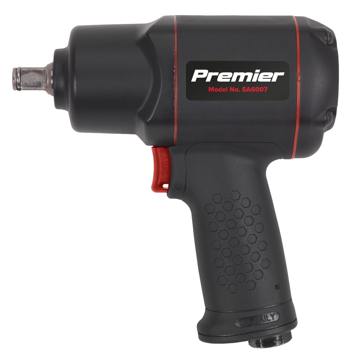 Sealey SA6007 Premier Twin Hammer Composite Air Impact Wrench 1/2"Sq Drive - additional view 3