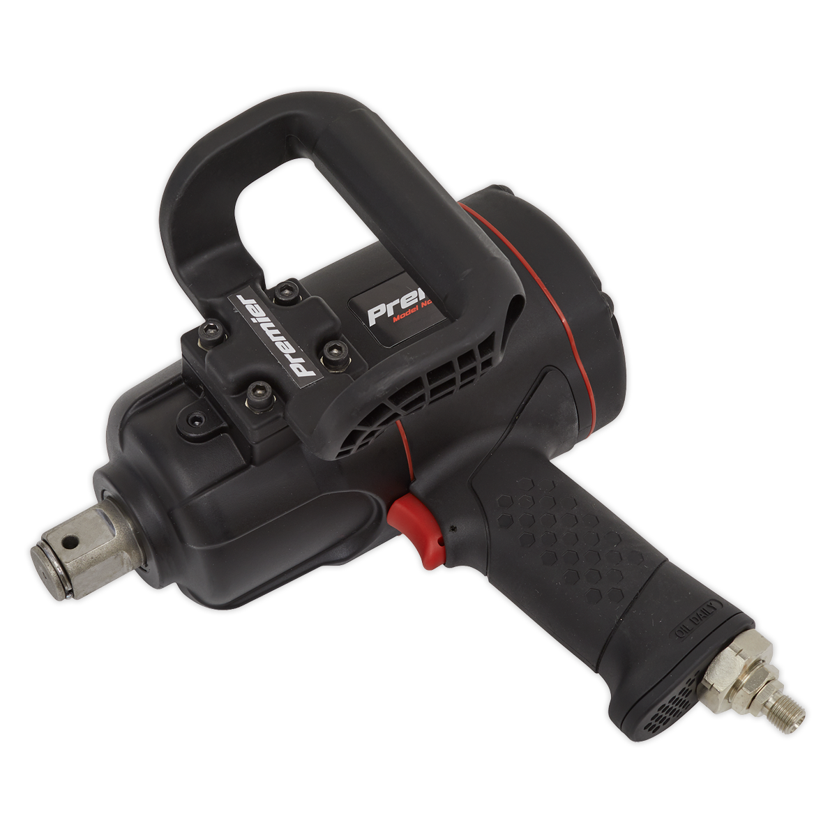 Sealey SA6008 Premier Twin Hammer Composite Air Impact Wrench 1"Sq Drive