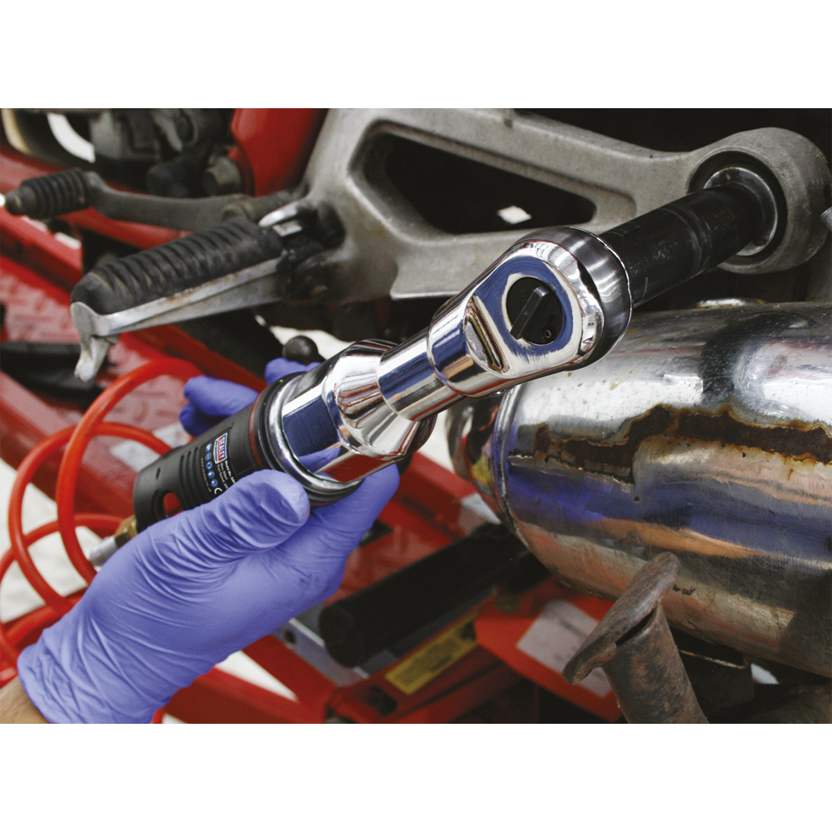 Sealey SA607 Premier Air Ratchet Wrench 3/8"Sq Drive - additional view 10
