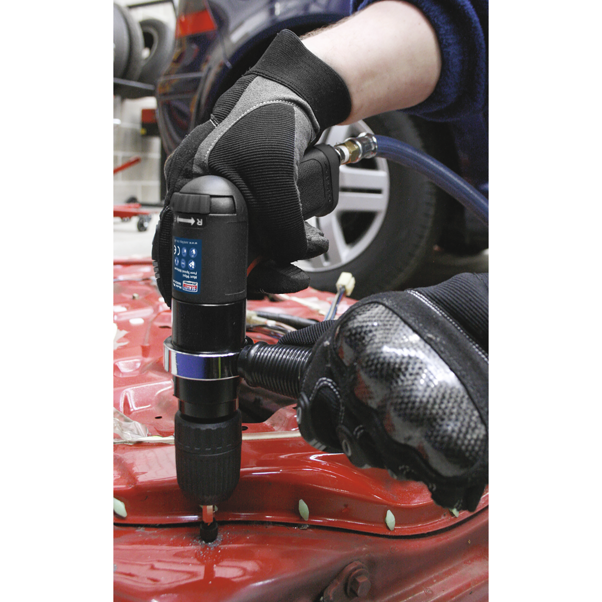 Sealey SA621 Premier Composite Reversible Air Drill 13mm with Keyless Chuck - additional view 3