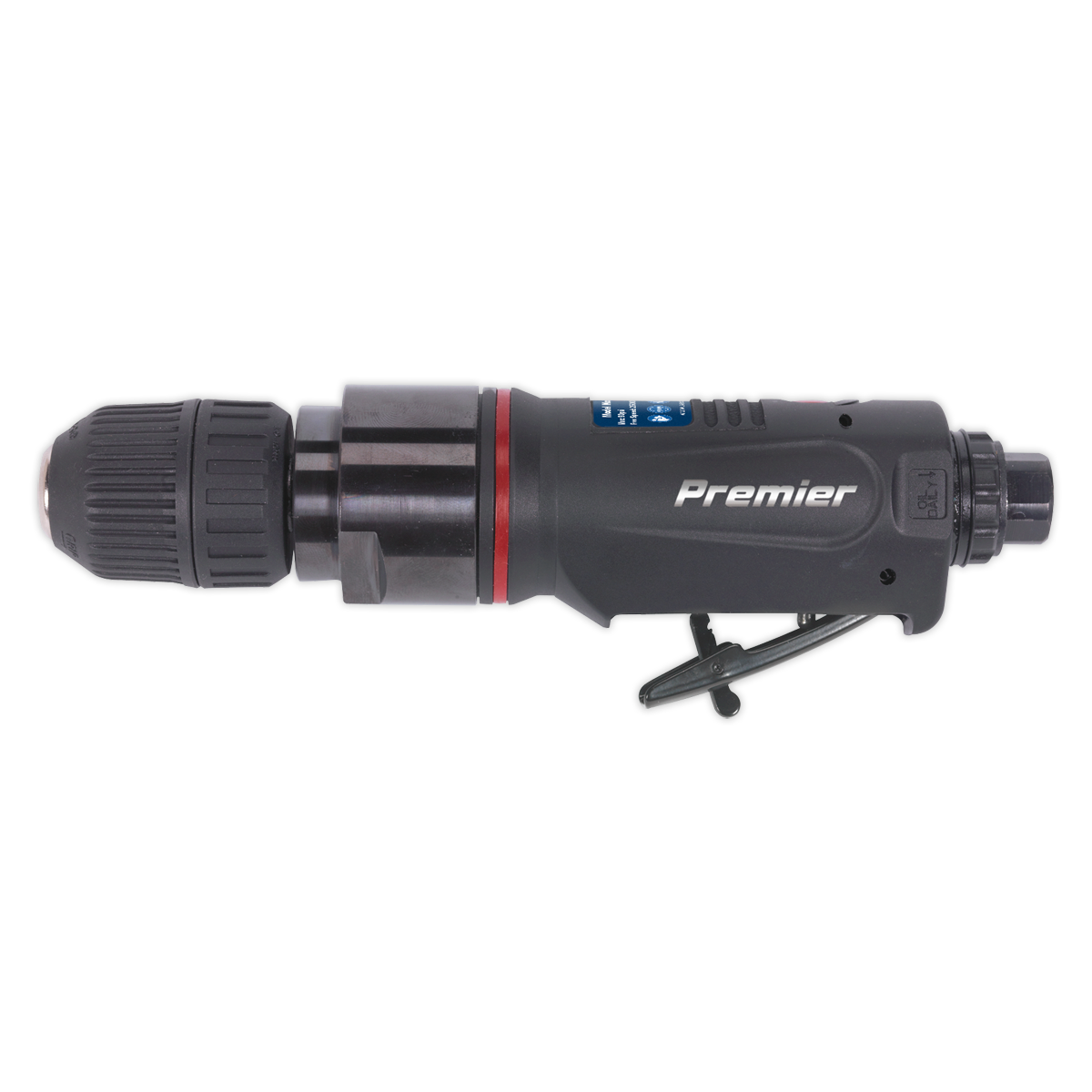 Sealey SA622 Premier Straight Air Drill 10mm with Keyless Chuck - additional view 4