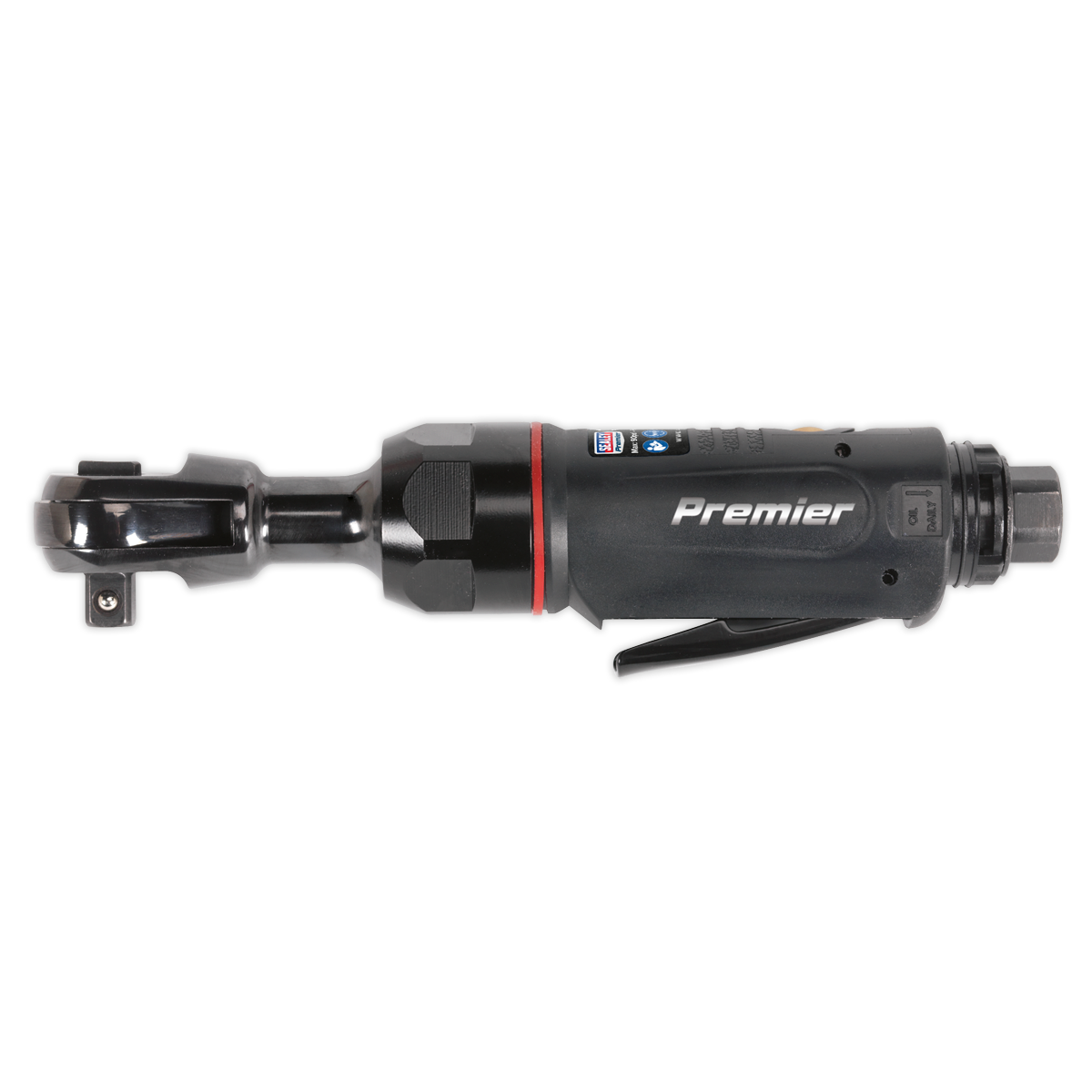 Sealey SA631 Premier Compact Air Ratchet Wrench 3/8"Sq Drive - additional view 2